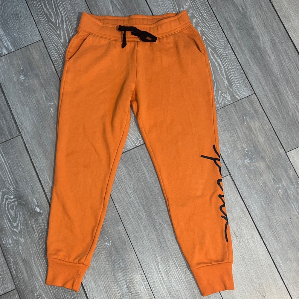 PINK Victoria's Secret Burnt Orange Joggers